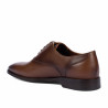 Men stylish, elegant shoes 9007 a brown
