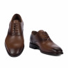 Men stylish, elegant shoes 9007 a brown