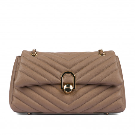 Women shoulder bag 052g cappuccino