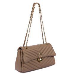 Women shoulder bag 052g cappuccino