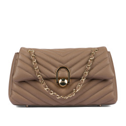 Women shoulder bag 052g cappuccino