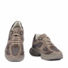 Women sport shoes 6102 sand velour combined