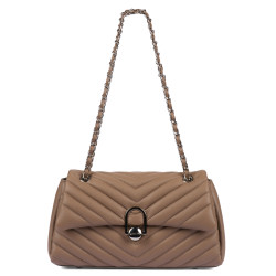 Women shoulder bag 052g 01 cappuccino