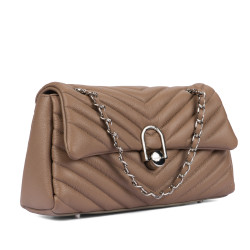 Women shoulder bag 052g 01 cappuccino