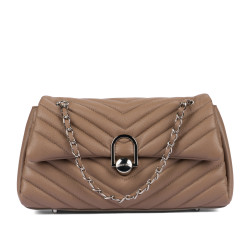 Women shoulder bag 052g 01 cappuccino