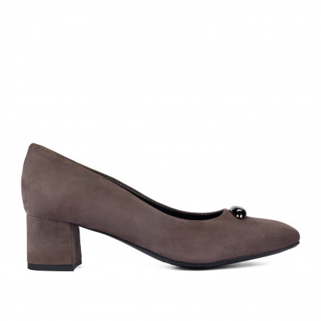 Pantofi dama 1375 sand velour