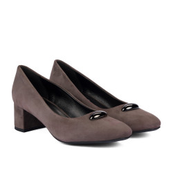 Pantofi dama 1375 sand velour