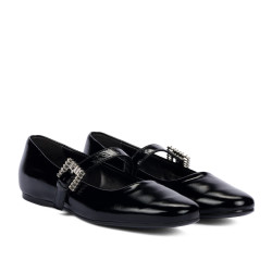 Women dancers 1319 patent black