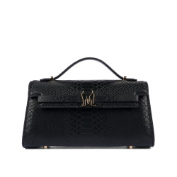 Women shoulder bag 041g croco black