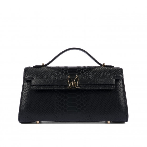 Women shoulder bag 041g croco black