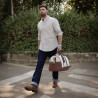 Geanta voiaj 305g 01 beige+brown lifestyle