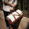 Geanta voiaj 305g 01 beige+brown lifestyle