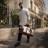 Geanta voiaj 305g 01 beige+brown lifestyle