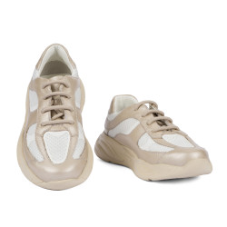 Children shoes 2034 beige combined