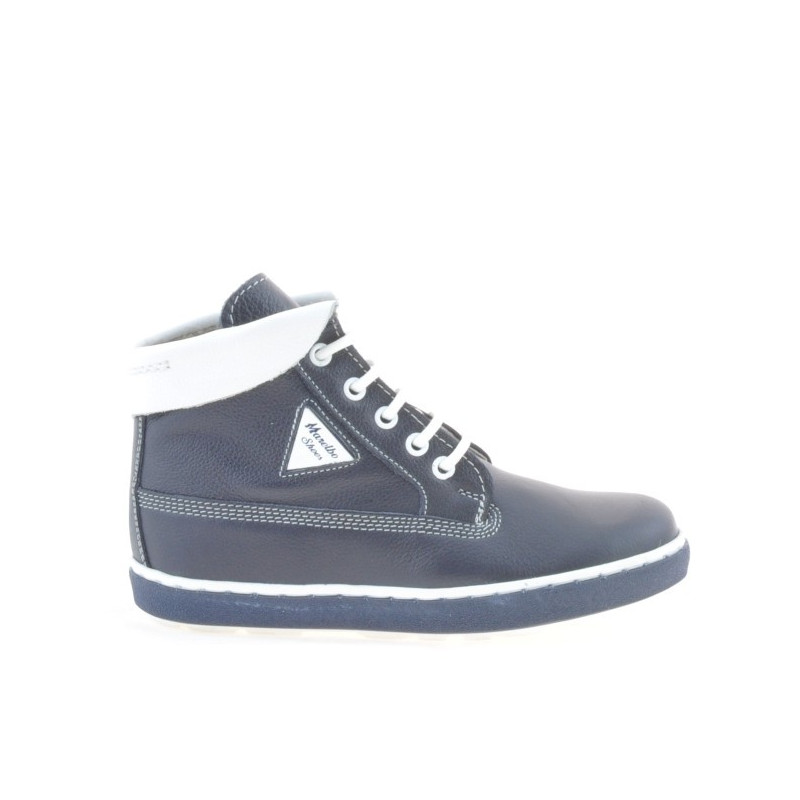 Children boots 3206 indigo+white