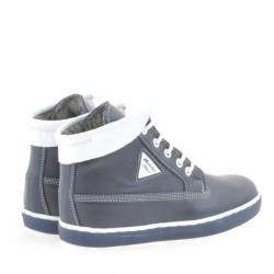 Children boots 3206 indigo+white