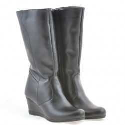 Women knee boots 3288 black