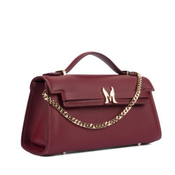Women shoulder bag 041g burgundy