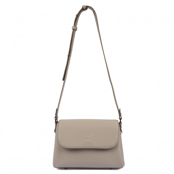 Women shoulder bag 040g 01 light grey