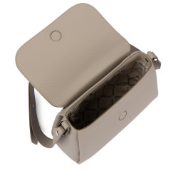 Women shoulder bag 040g 01 light grey