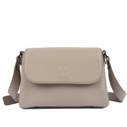 Women shoulder bag 040g 01 light grey