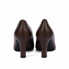 Women stylish, elegant shoes 1374 brown