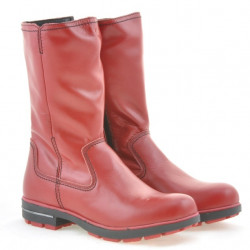 Children knee boots 3210 red