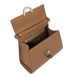 Women shoulder bag 032g 01 golden brown