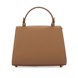 Women shoulder bag 032g golden brown