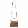 Women shoulder bag 032g golden brown