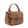 Women hand bag 022g 01 golden brown