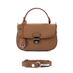 Women hand bag 022g 01 golden brown