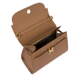Women shoulder bag 033g golden brown