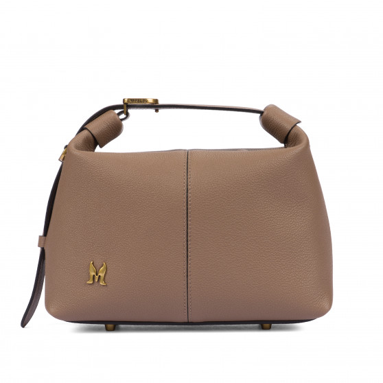 Women hand bag 037-1g cappuccino