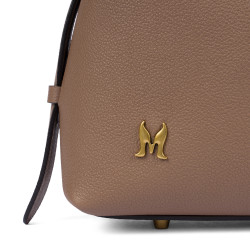 Women hand bag 037-1g cappuccino