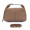 Women hand bag 037-1g cappuccino