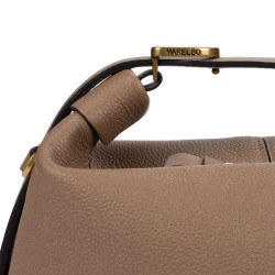 Women hand bag 037-1g cappuccino