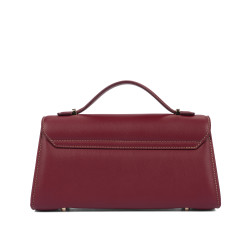 Women shoulder bag 041g burgundy