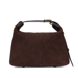Women hand bag 037-1g camoscio coffe beans
