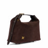 Women hand bag 037-1g camoscio coffe beans