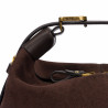 Women hand bag 037-1g camoscio coffe beans