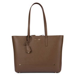 Women shoulder bag 034g brown caviar