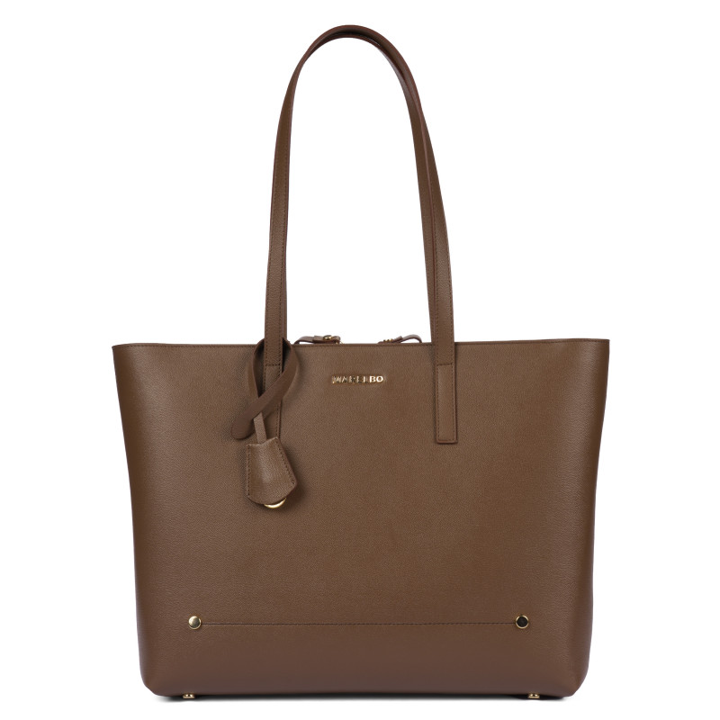 Women shoulder bag 034g brown caviar