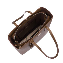 Women shoulder bag 034g 01 brown caviar