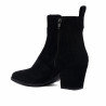 Ghete cu toc dama 1418 black velour