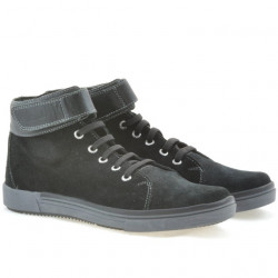 Men boots 411 black velour 