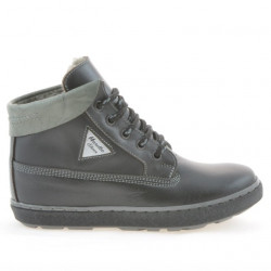 Children boots 3206 black+gray