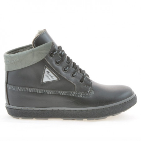 Children boots 3206 black+gray