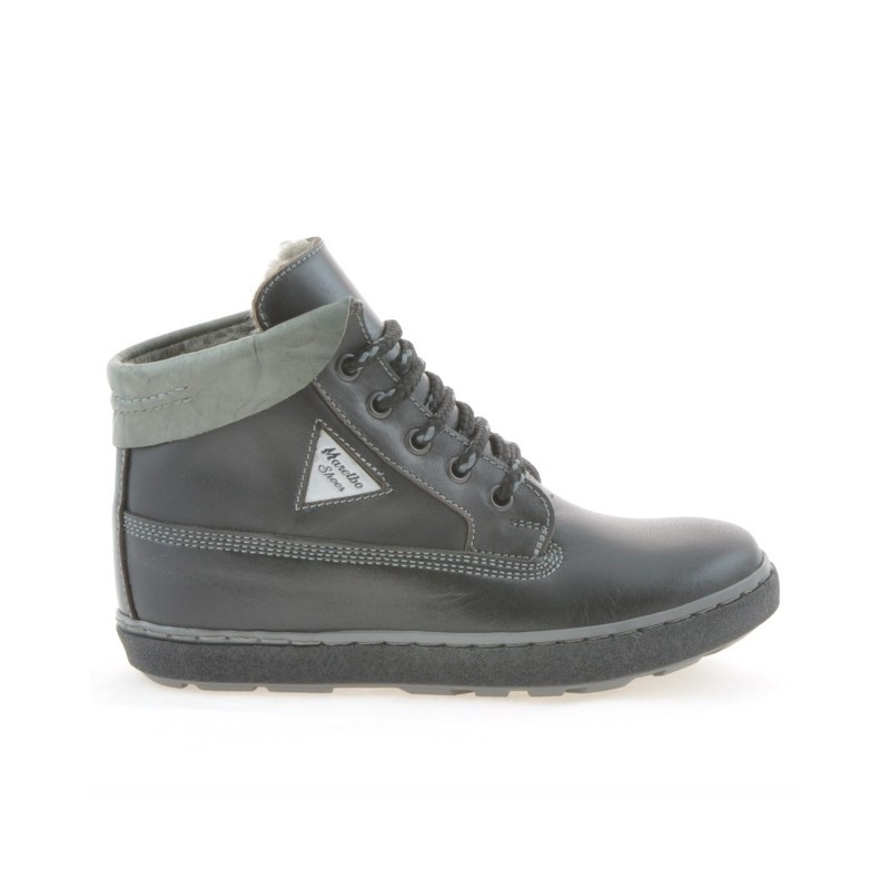 Children boots 3206 black+gray