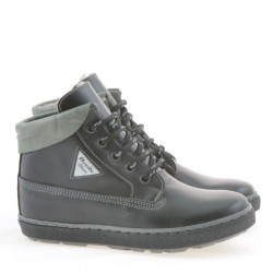 Children boots 3206 black+gray